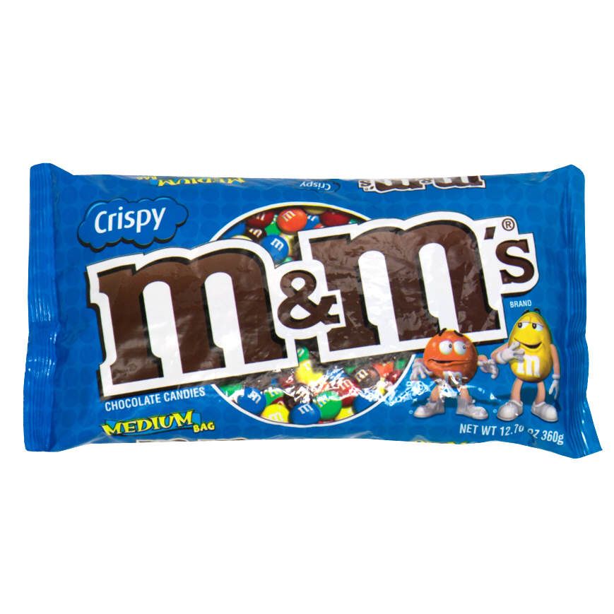 M&M's Chocolate Candies, Crispy, Medium Bag, 12.70 oz (360 g)