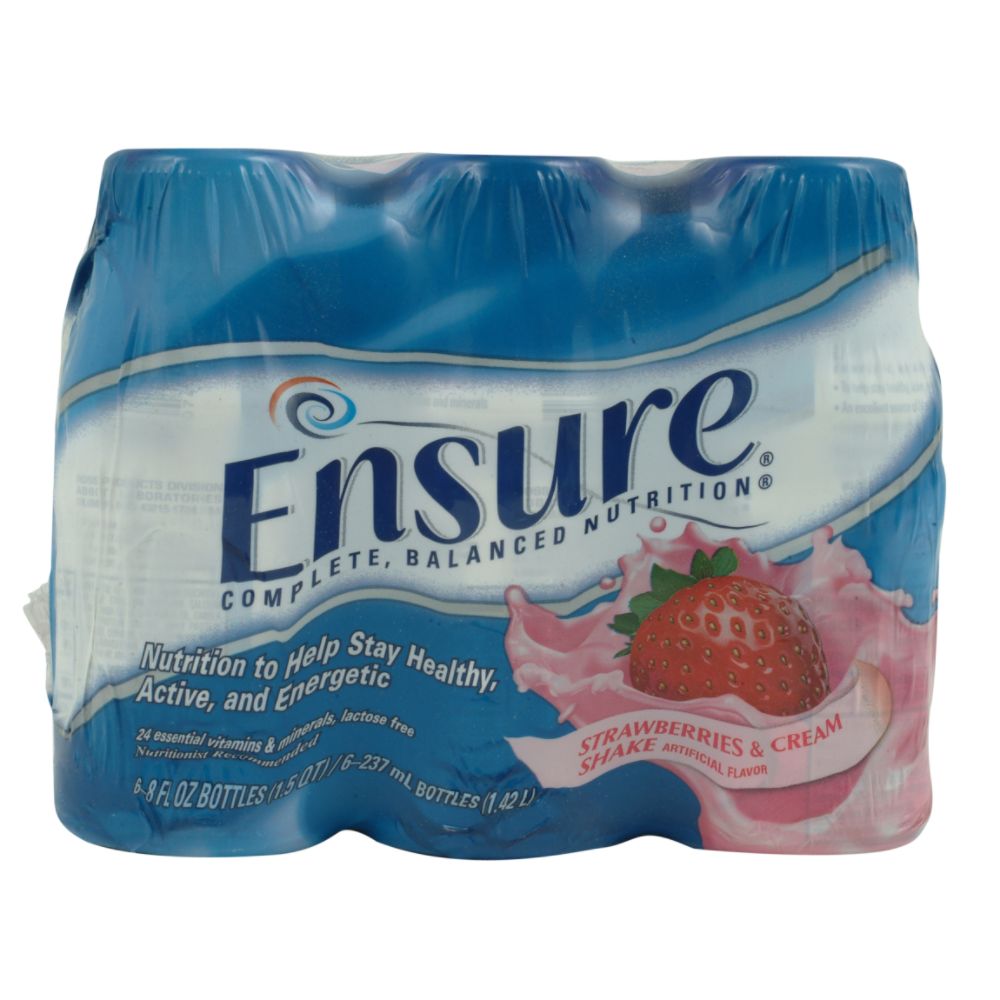 Ensure Regular Strawberry 8 fluid ounce Plastic Bottles 6 pack at Kmart.com