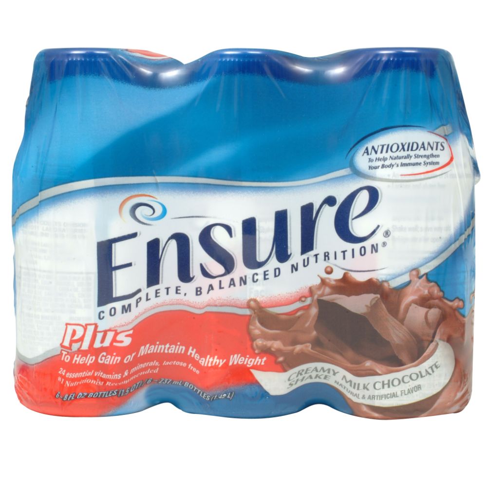 Ensure Plus Chocolate 8 fluid ounce Plastic Bottles 6 pack at Kmart.com