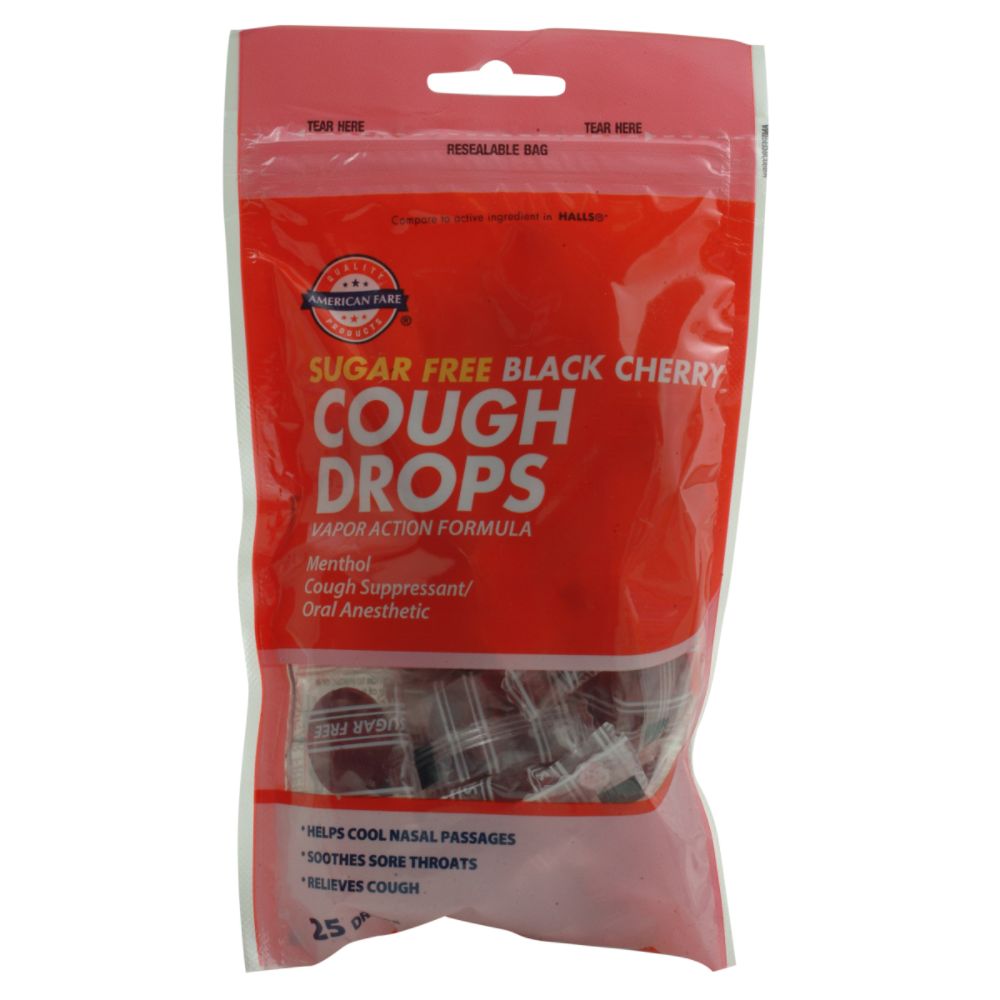 American Fare Cough Drops Cherry 25 Count at Kmart.com
