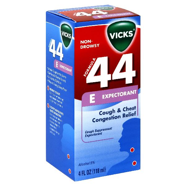 Vicks Formula 44 Cough & Chest Congestion Relief, 4 fl oz (118 ml) at Kmart.com