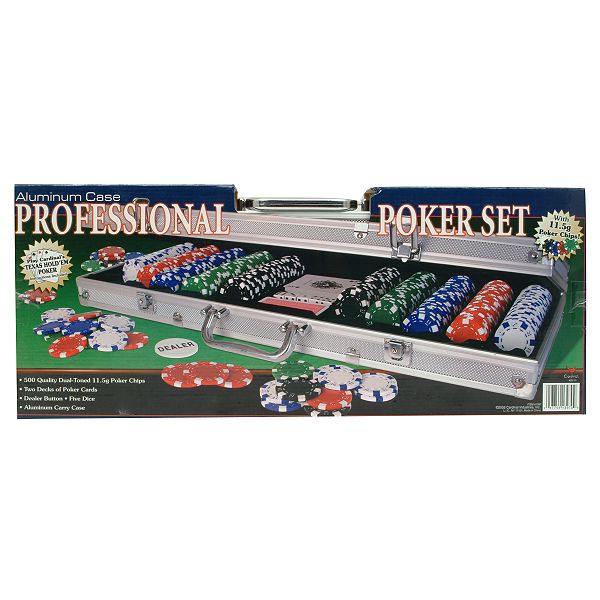 500pc Poker Set With Aluminum Case 70500311