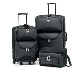 American Tourister Charcoal Gray 3-Piece Luggage Set