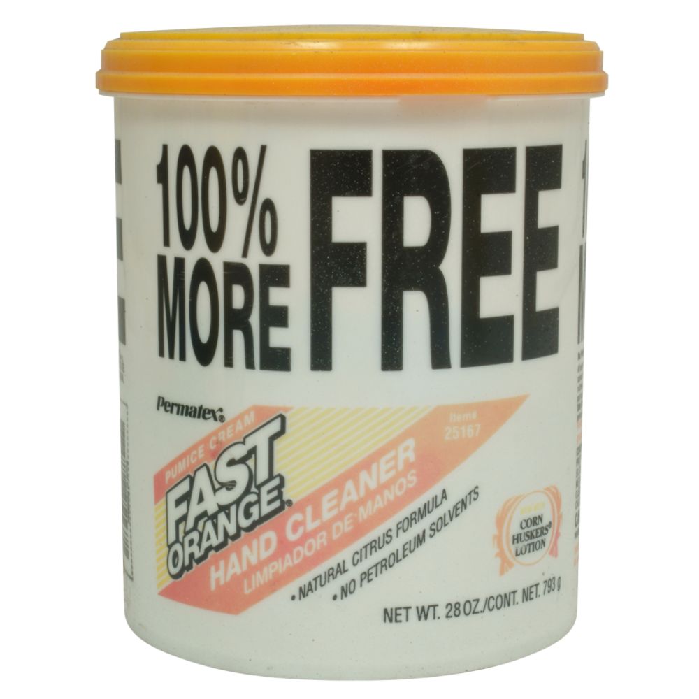 Permatex Fast Orange Pumice Cream Hand Cleaner