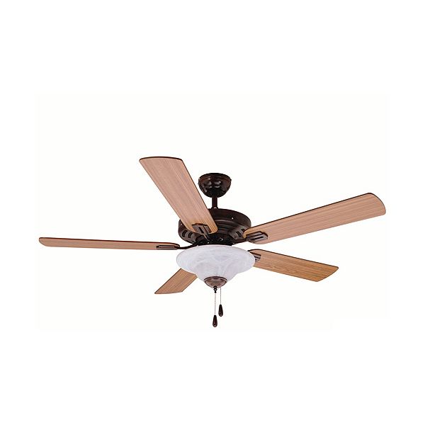 Essential Home 52in Tri-Mount Antique Copper Ceiling Fan with Remote -