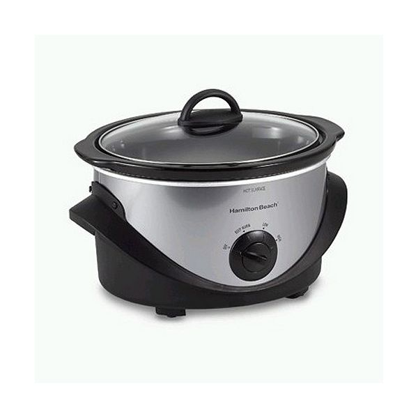 Hamilton Beach 4 qt. Stainless Steel Slow Cooker - 176382