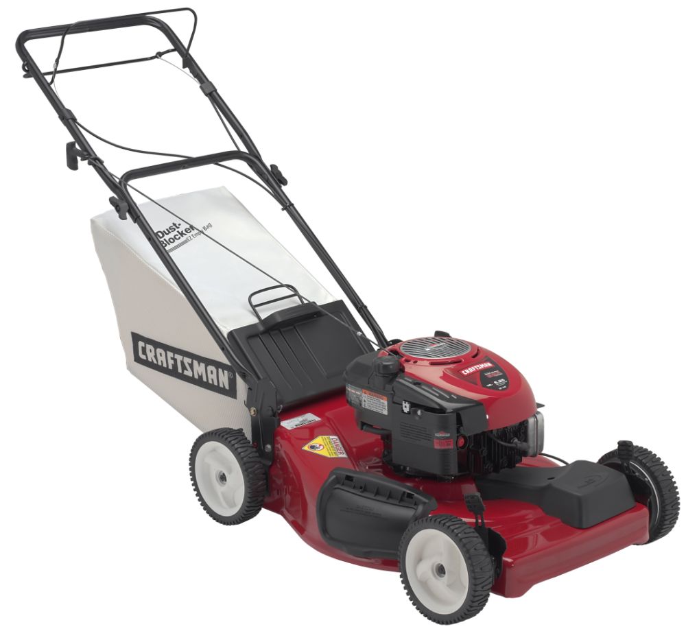 Craftsman 6.25 Torque Rating (190CC) 22 in. Deck 3-n-1 Mulch-Bag-Discharge Rear Bag Mower