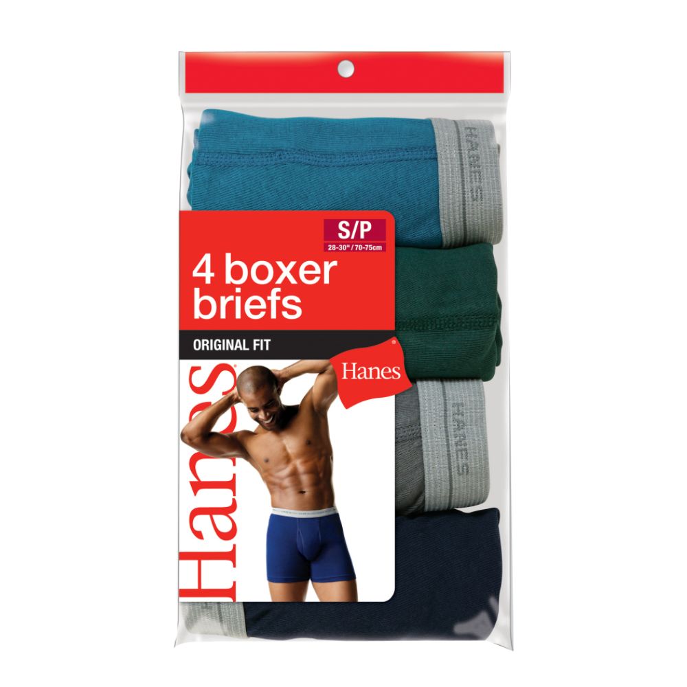 Hanes Men's Dyed Fashion Colors Boxer Brief - 4 pack