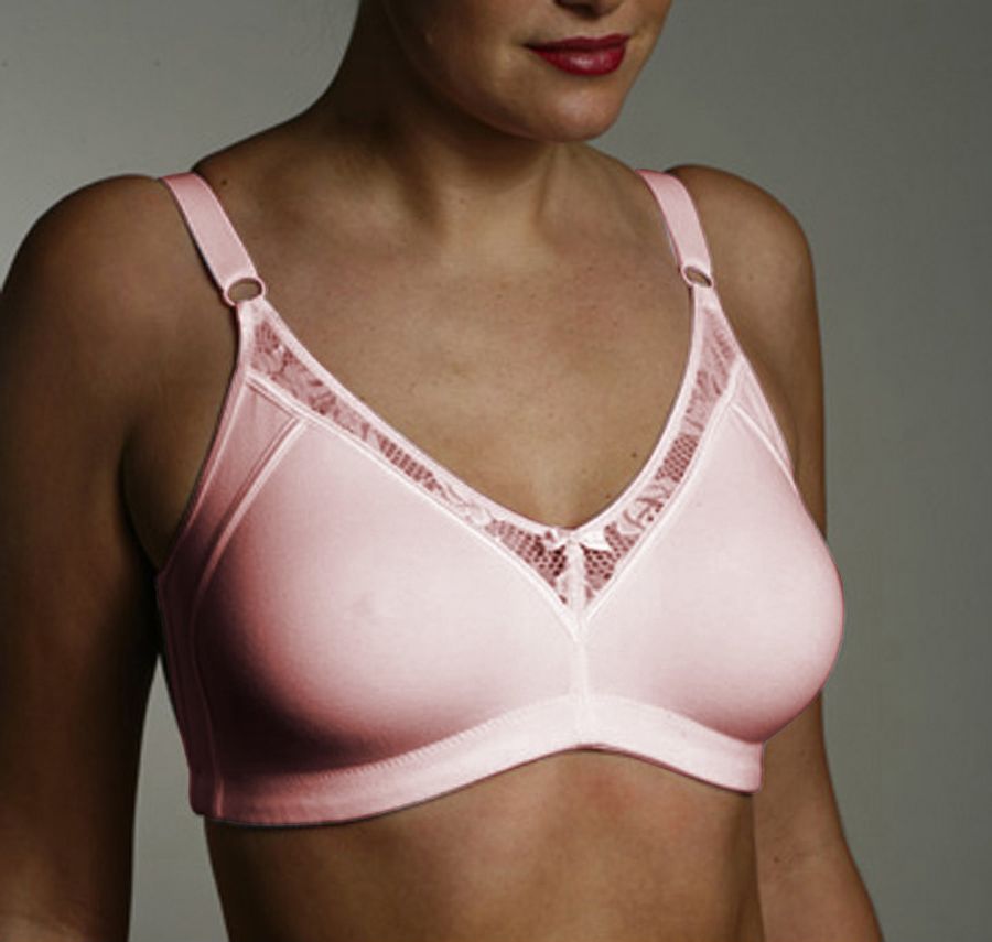 Pink K Women's Soft Cup M-frame 1/2 Lace 3 section cups at Kmart.com