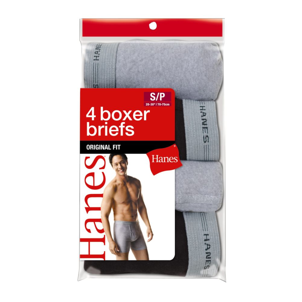 Hanes Boxer Brief - Black/Grey 4 pack at Kmart.com