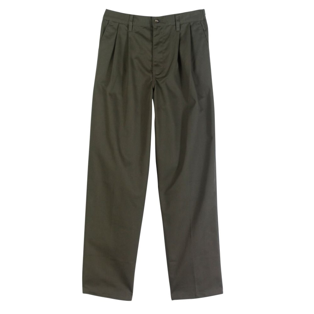 Basic Editions Men's Side Elastic Pleated Pant
