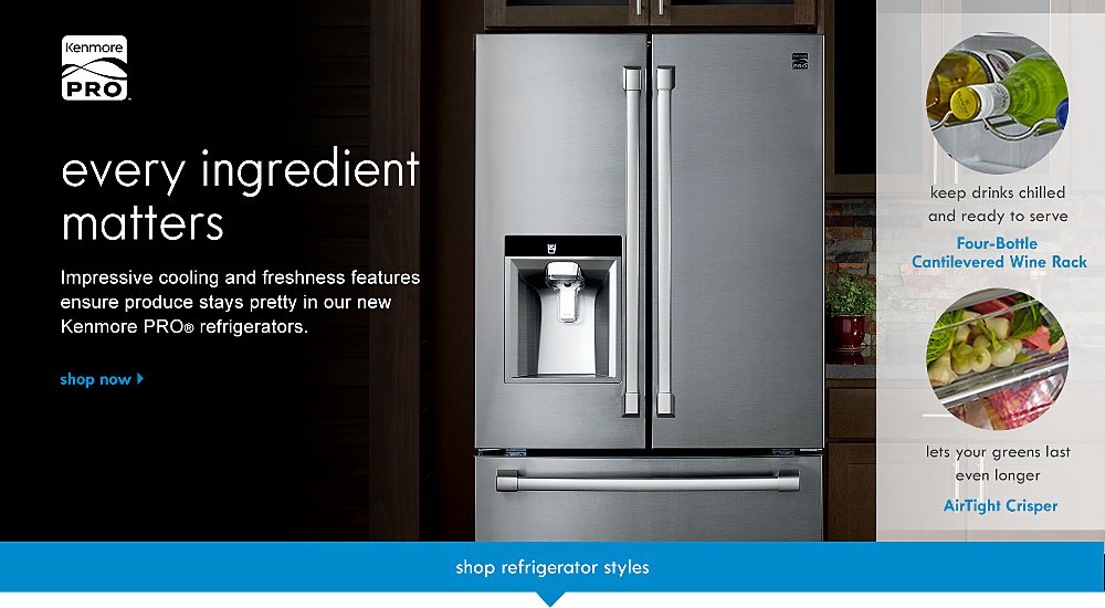Refrigerators & Freezers Buy Refrigerators & Freezers in Kitchen Kenmore