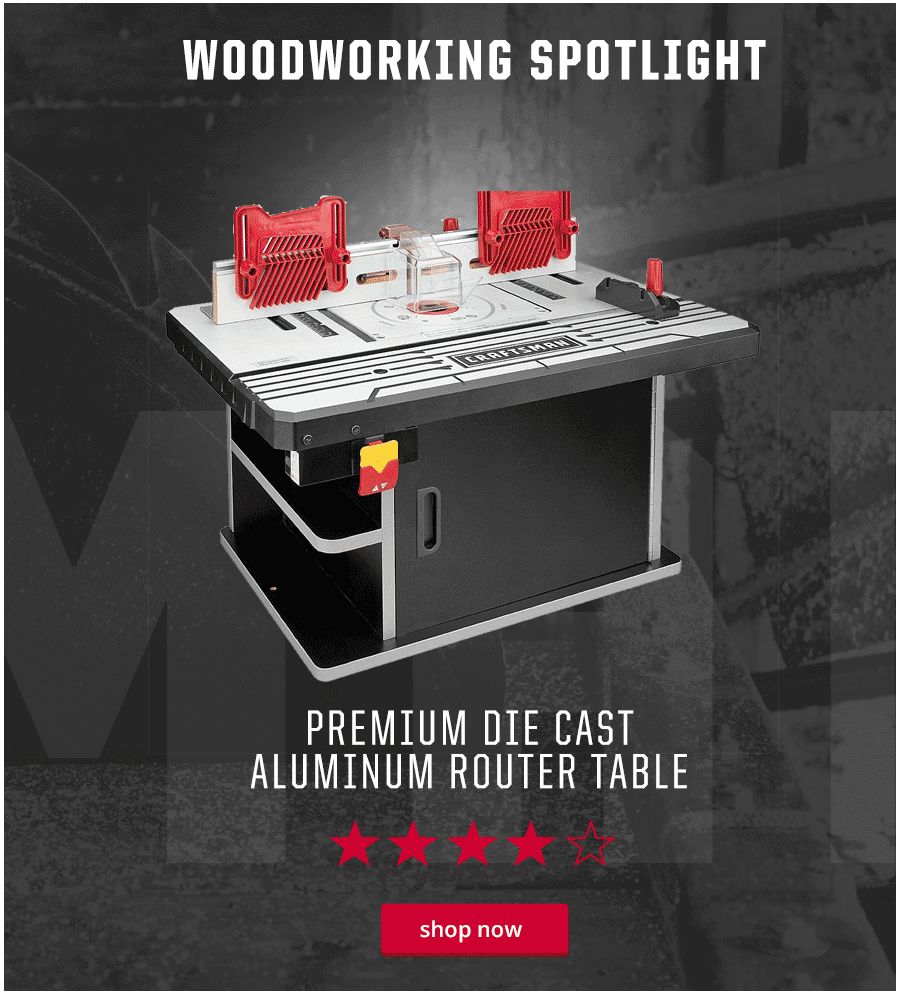 Premium Die Cast Aluminum Router Table