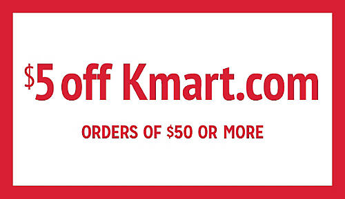 $5 off Kmart.com