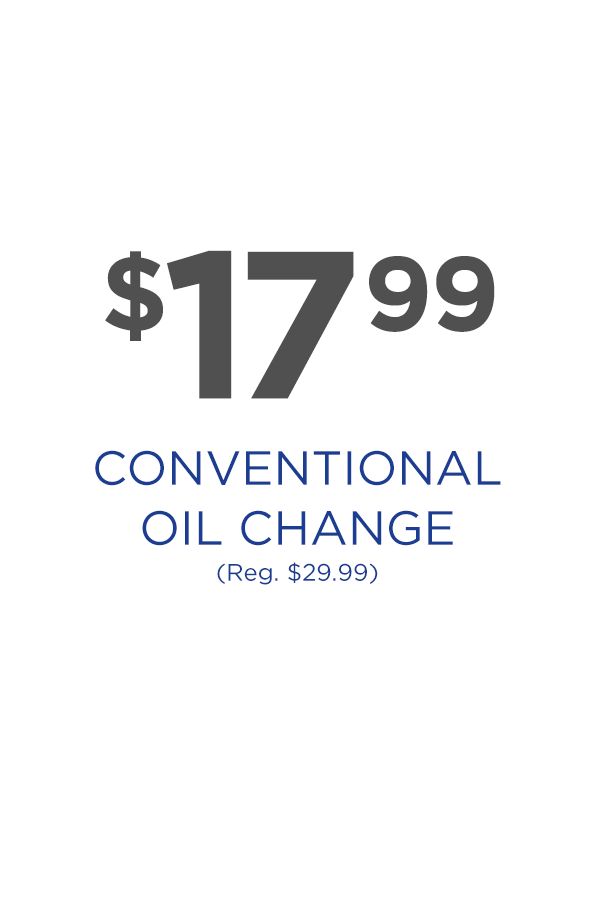 $17.99 Oil Change