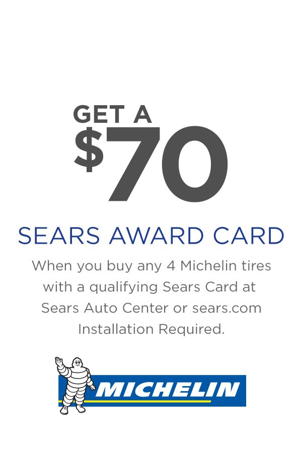 $70 Michelin Award Card