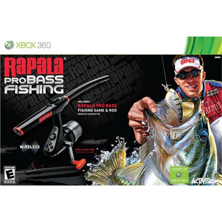 Activision Rapala Pro Bass Fishing 2010 with rod
