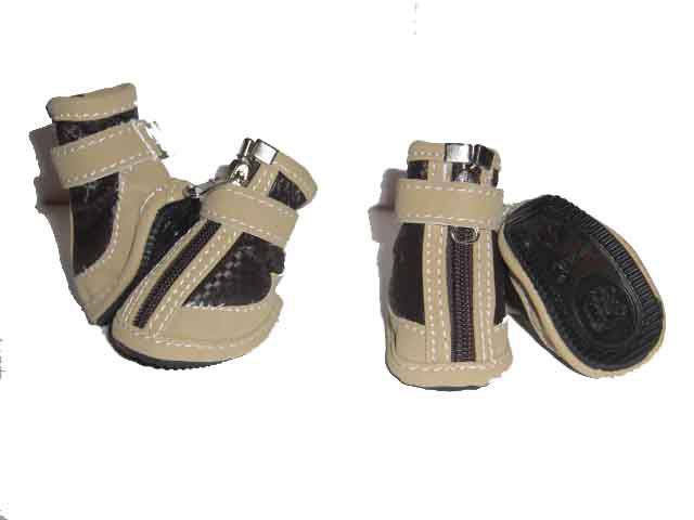 Pet Life Ruff Kicks Sporty Collection (Set of 4) Small Brown