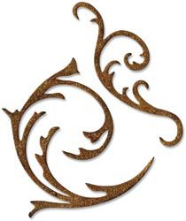 Sizzix Bigz BIGkick/Big Shot Die By Tim Holtz-Elegant Flourishes