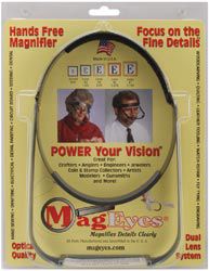 Mag Eyes MagEyes Magnifier Full CircleDouble Hi Black