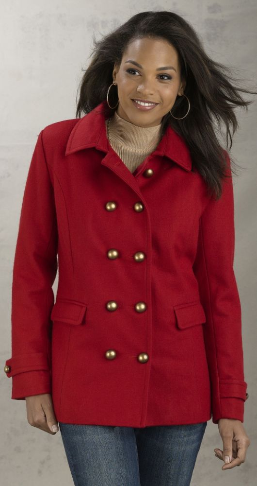 Excelled Ladies DB Wool Coat at Kmart.com