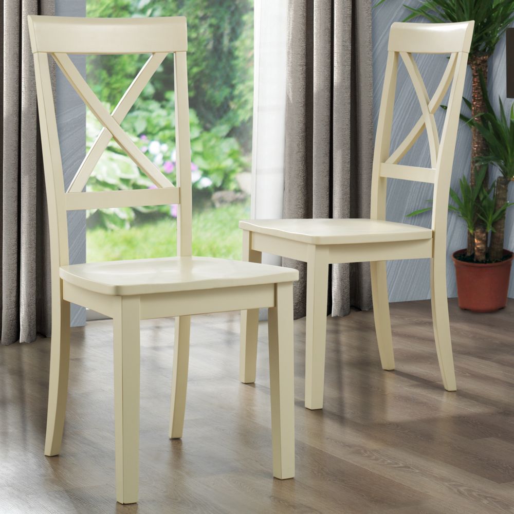 Oxford Creek X-back Cream White Chairs (set of 2) at Sears.com
