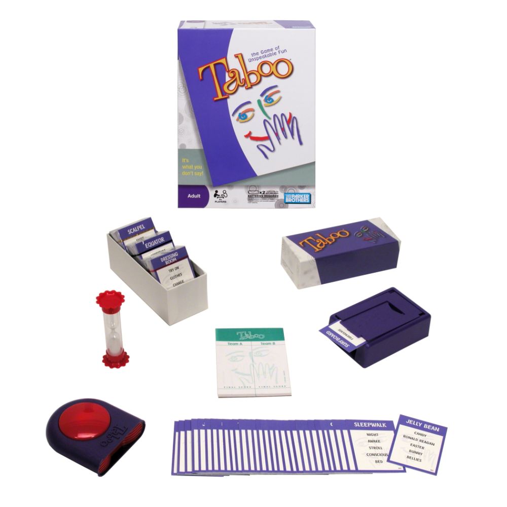 Hasbro Milton Bradley Card Game, Taboo, 1 deck at Sears.com