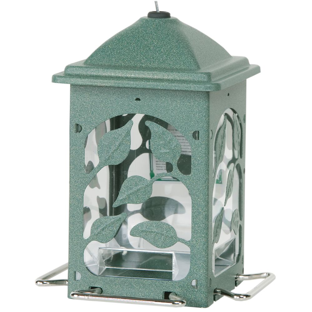 Homestead Meadow Vine Bird Feeder Green Metal