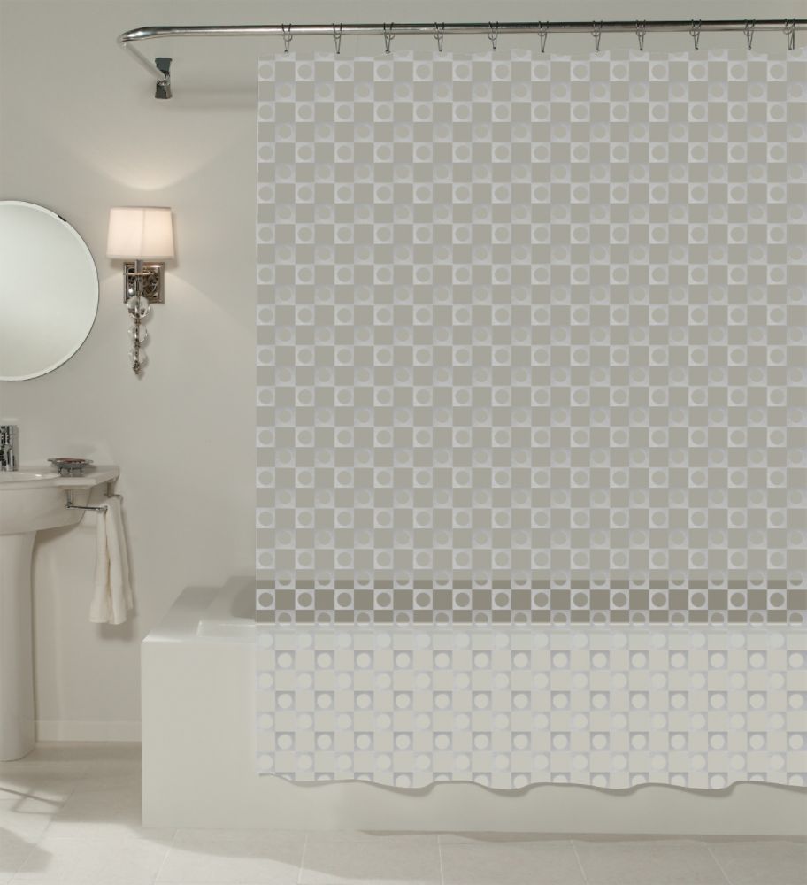 Baltic Linen SQUARE CIRCLES SHOWER CURTAIN