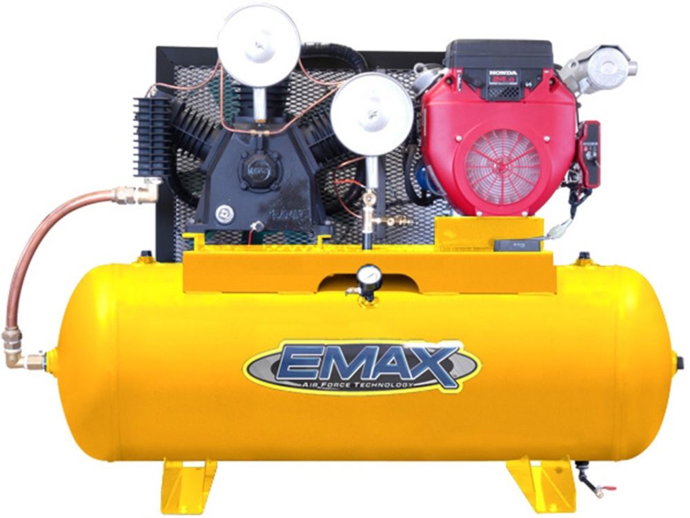 18 HP 60 Gallon Two Stage HONDA Elec Start Compressor - EGES1860ST