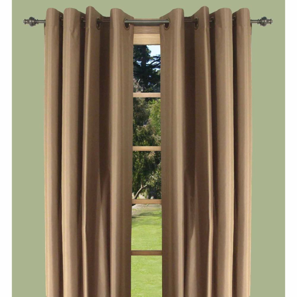 Ricardo Trading Elegance Insulated/Thermal foam-backed 84" grommet panel in Café au Lait/Brown at Sears.com