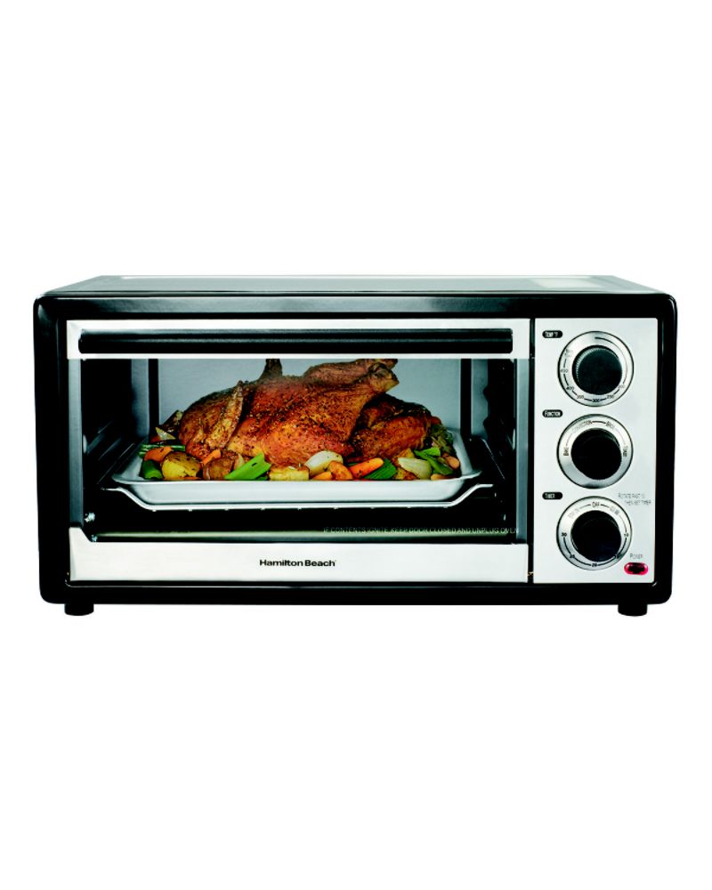 Hamilton Beach Convection 6 Slice/Broiler Toaster Oven with Non-Stick