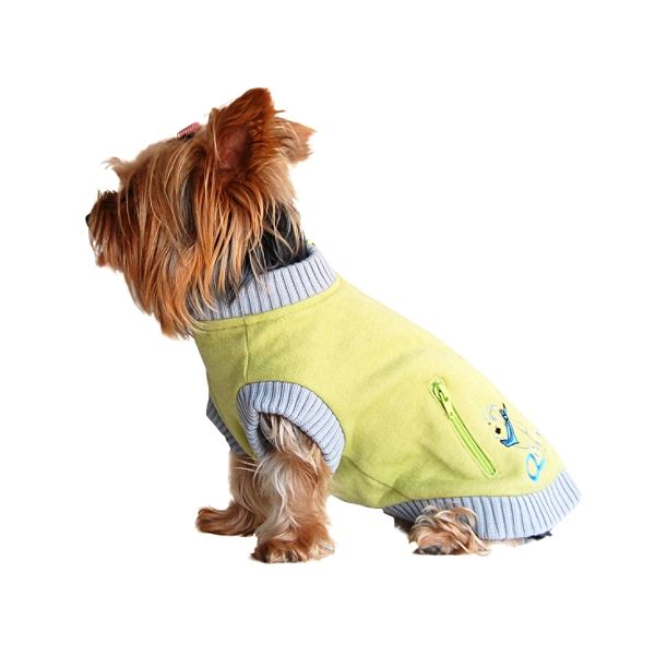 Anima Zip-up Wool Sweatshirt - Light Green - Xsmall AN10302LG-XS