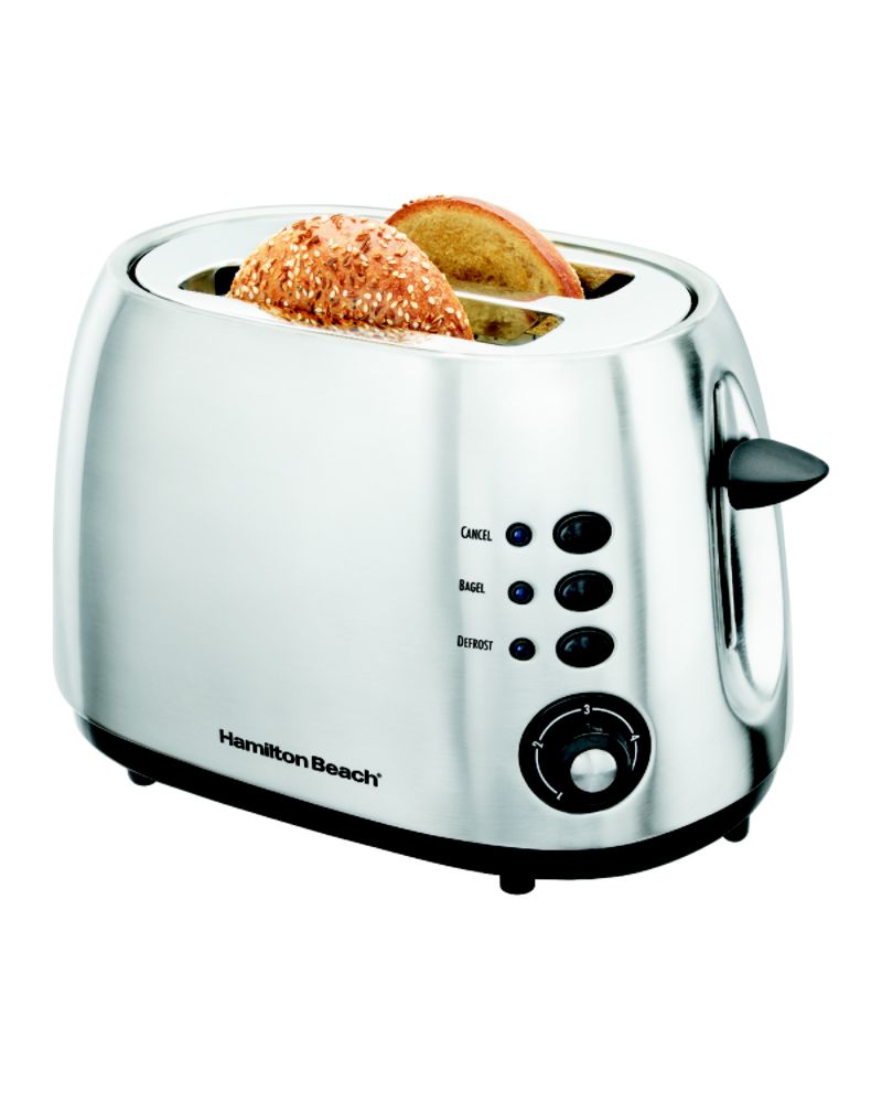Hamilton Beach 2 Slice Brushed Metal Toaster