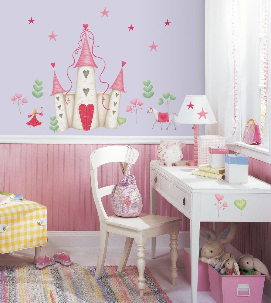 Princess Castle Peel & Stick Wall Decals