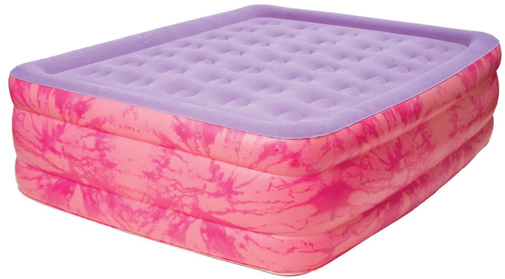  Price Raised   on Pure Comfort Pure Comfort Tie Dye Queen Raised Air Bed