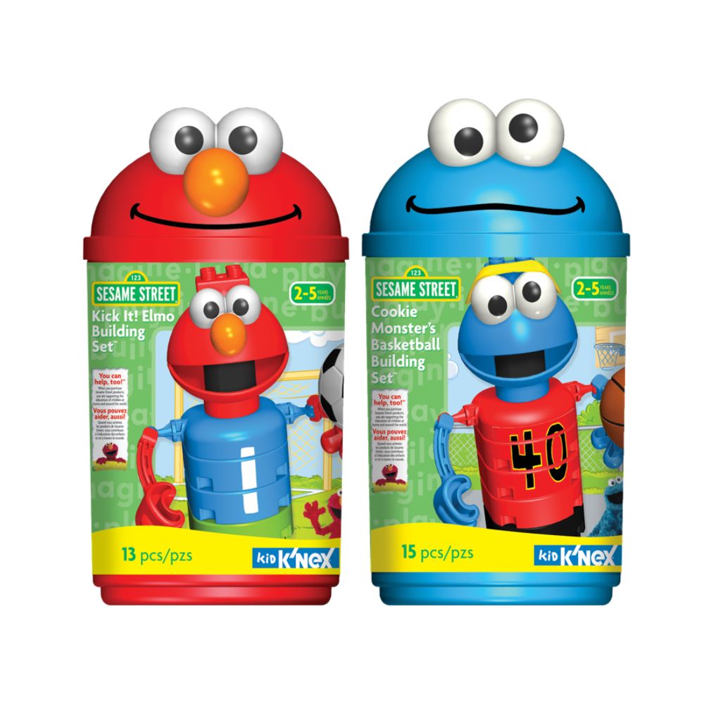 Knex SESAME STREET KICK-IT ELMO & COOKIE
