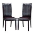 Eugene Dark Brown Modern Dining Chair (Set of 2)