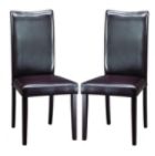 Sweden Dark Brown Modern Dining Chair (Set of 2)