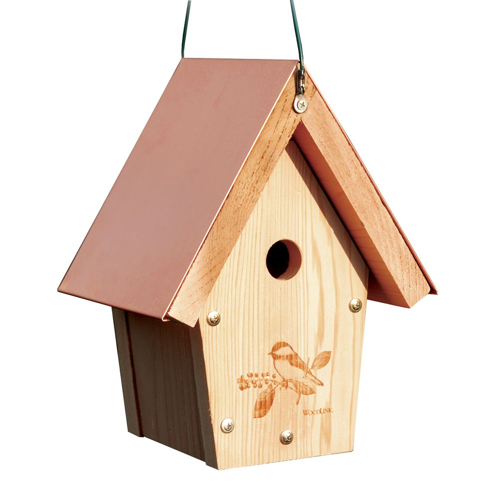 Woodlink Coppertop Chickadee/Wren Hse 1 1/8inch Hole