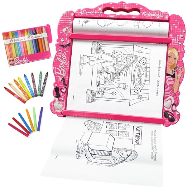 Rolling Art Desk - Barbie