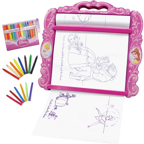 Princess Roll Art Desk - Sleeping Beauty