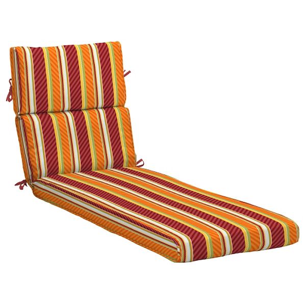 Arden Outdoor Cartridge Chaise Cushion, Diagonal Stripe JA69516B-9K1