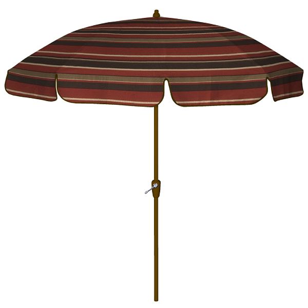 Arden Outdoor 7.5ft Garden Umrbella,monseratt Stripe Y567150A-9K1