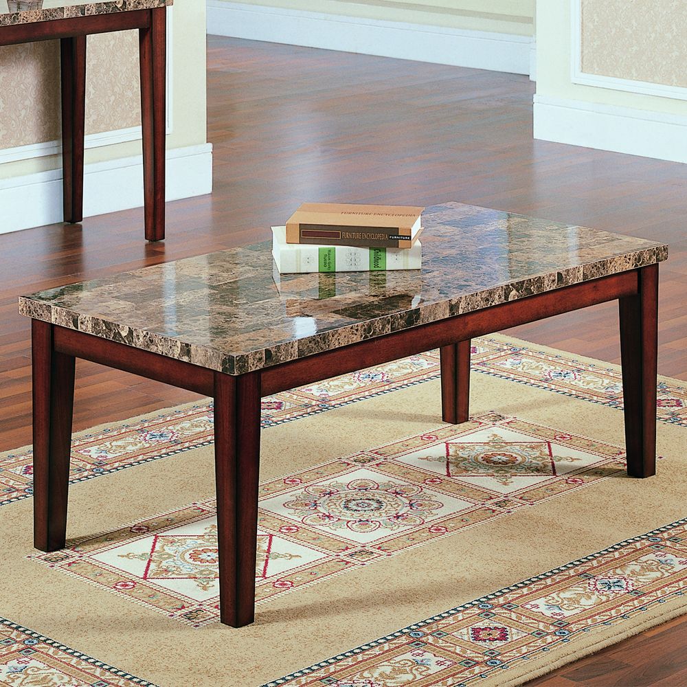 Oxford Creek Cocktail Table in Faux Marble at Kmart.com