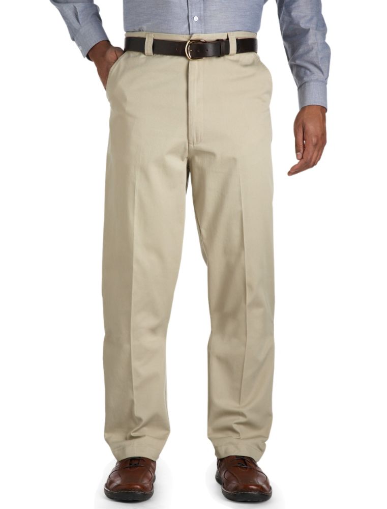Canyon Ridge Waist-Relaxer® Flat-Front Twill Pants