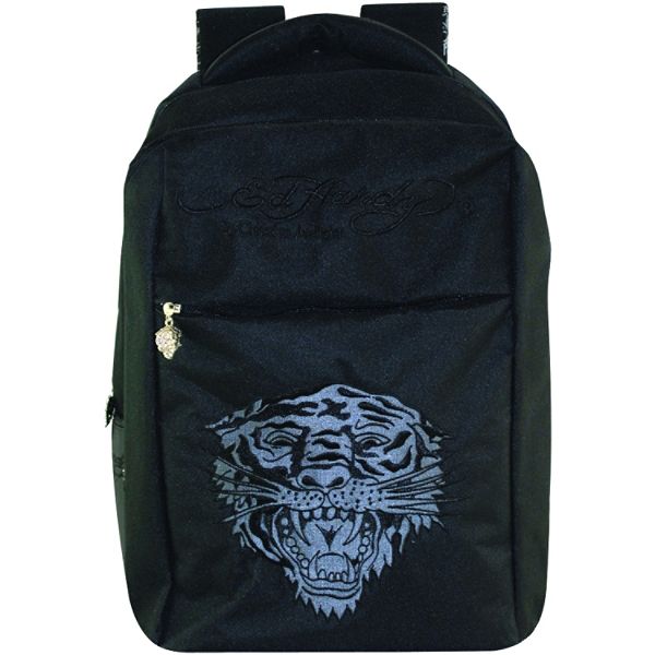 Ed Hardy Al Tiger Black Notebook Backpack