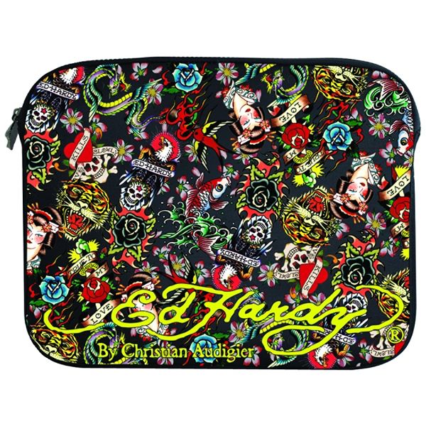 Ed Hardy Bill Aoc Large Notebook Sleeve (16