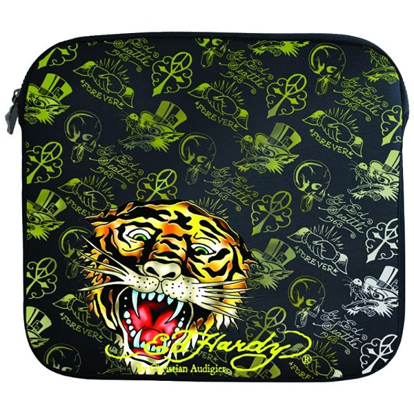 Ed Hardy Bill Tiger Large Notebook Sleeve (16