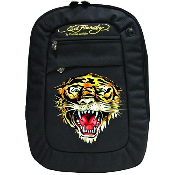 Ed Hardy Cesar Tiger Notebook Backpack